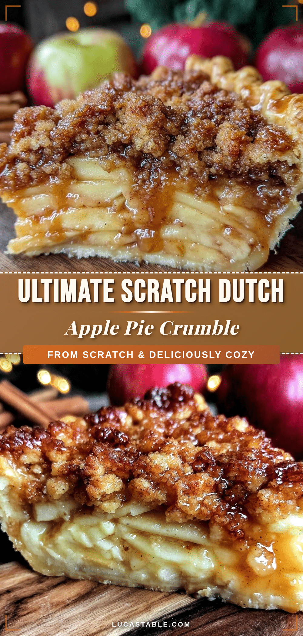 cozy dutch apple pie recipe