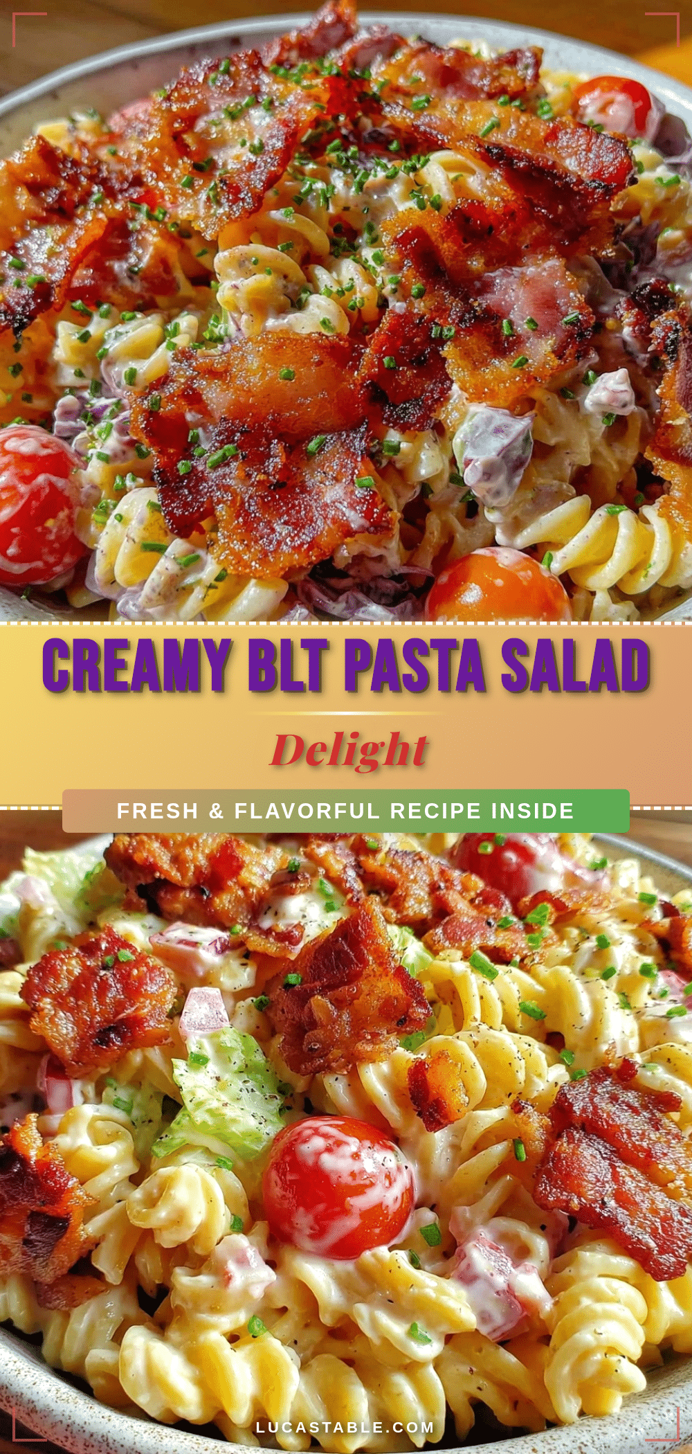 creamy blt pasta salad recipe
