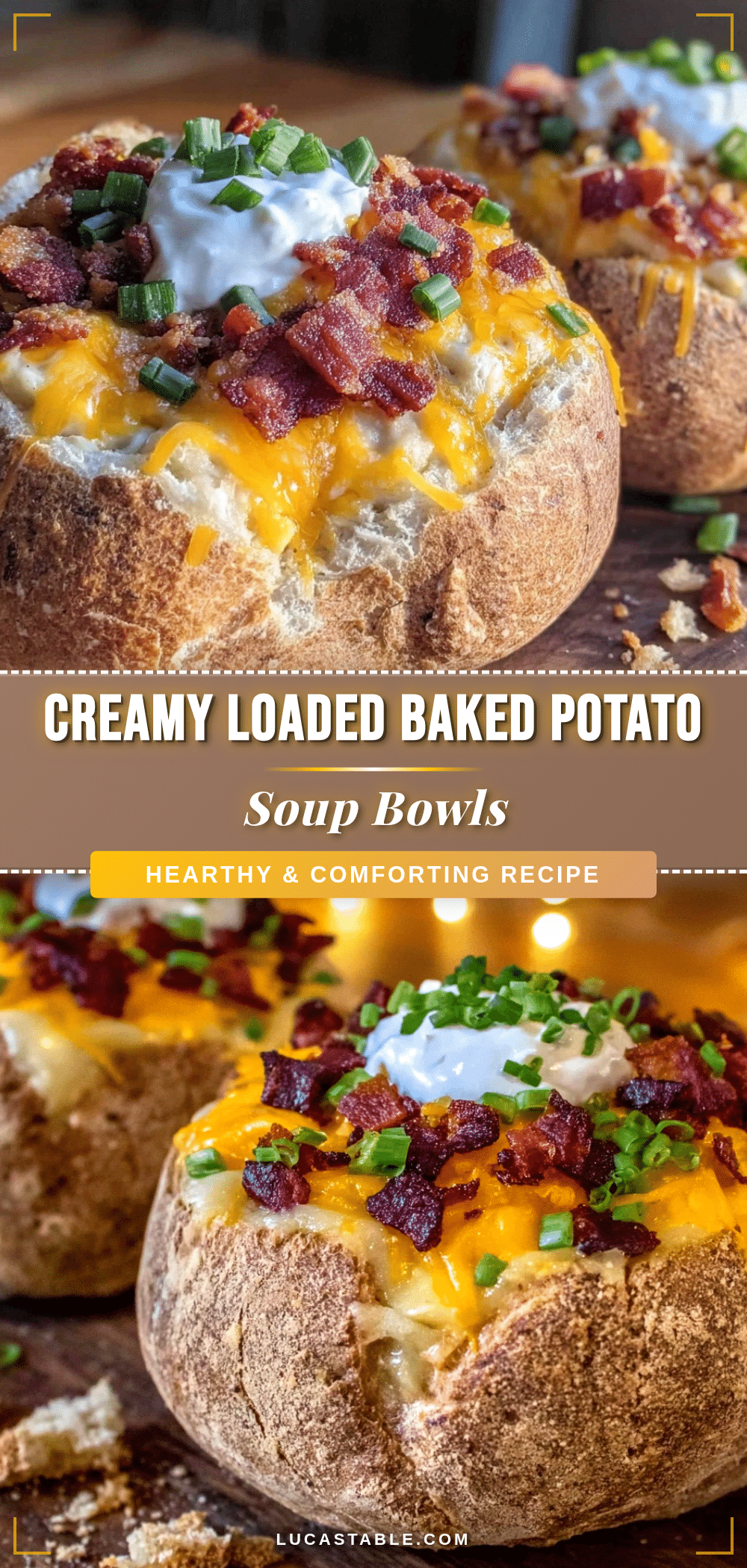 creamy loaded baked potato soup recipe