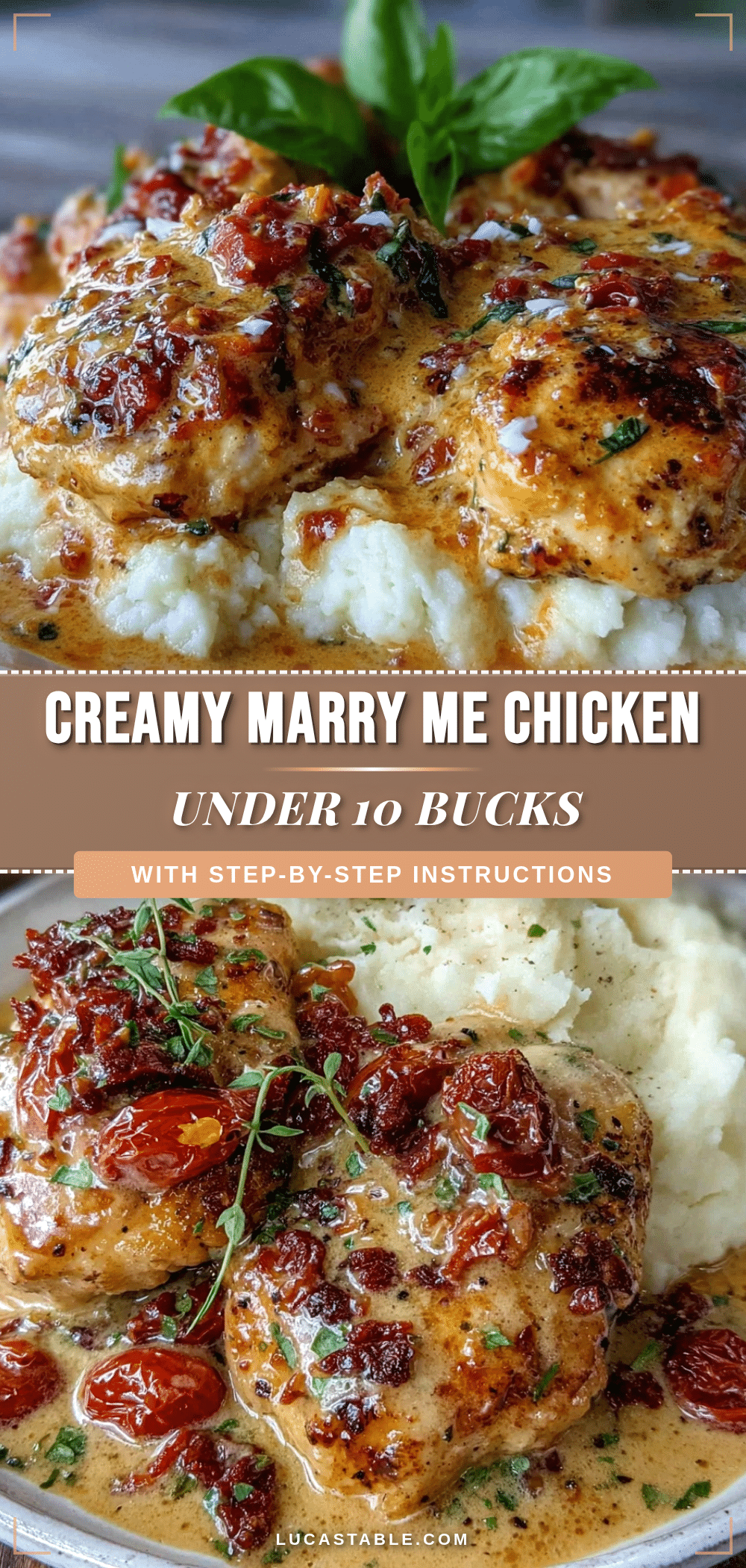 creamy marry me chicken recipe