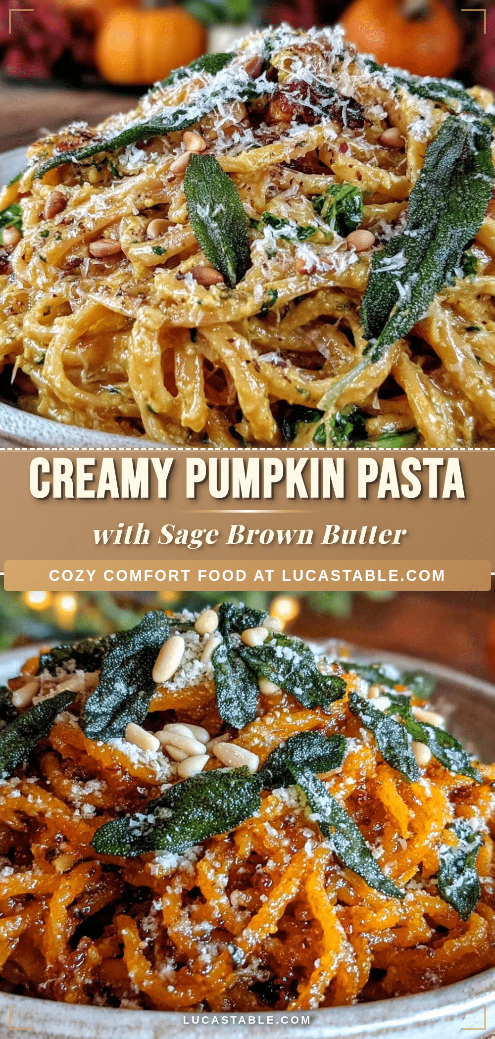creamy pumpkin pasta recipe
