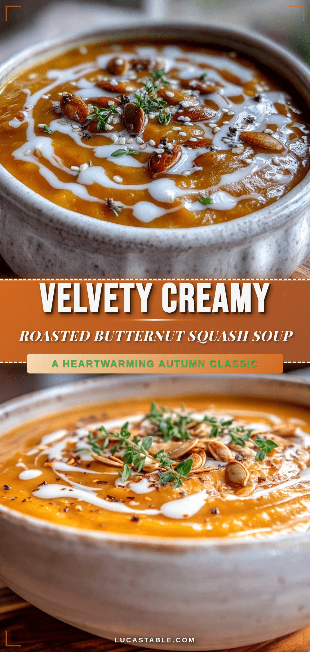 creamy roasted butternut squash soup recipe