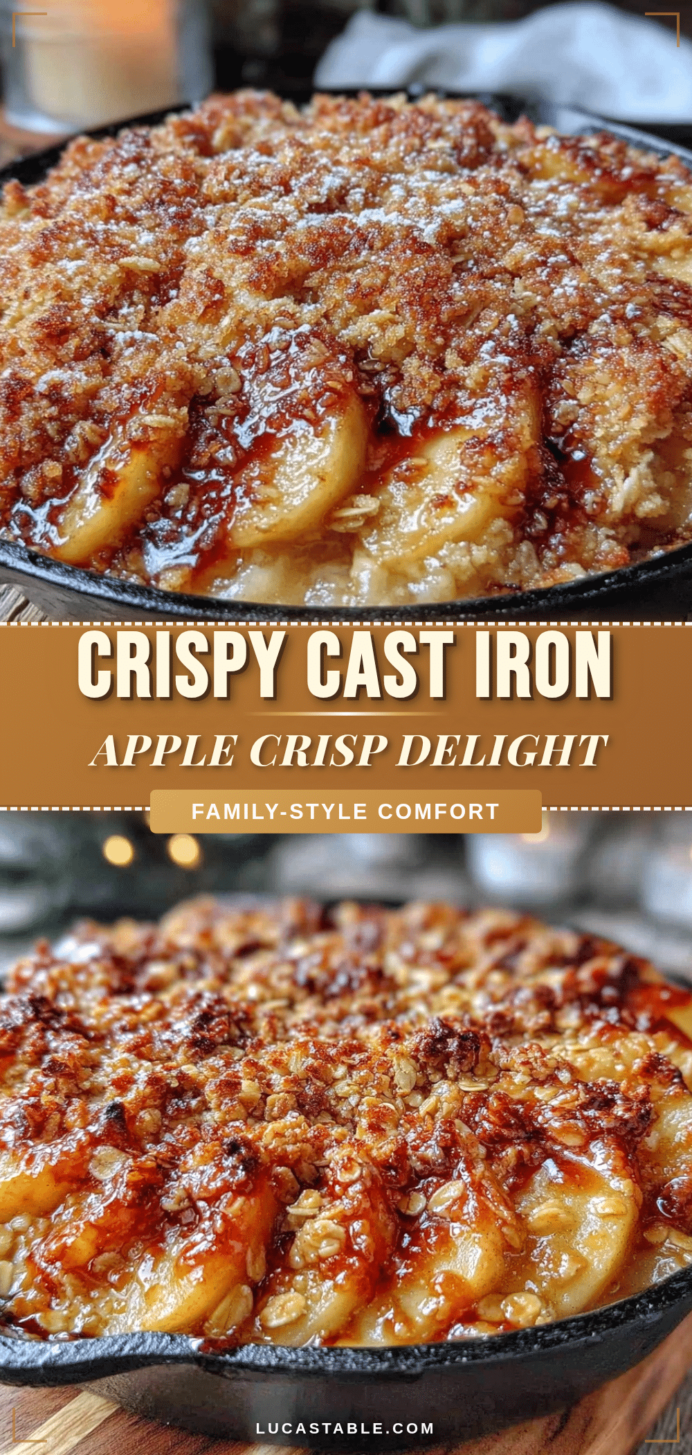 crispy cast iron apple crisp recipe