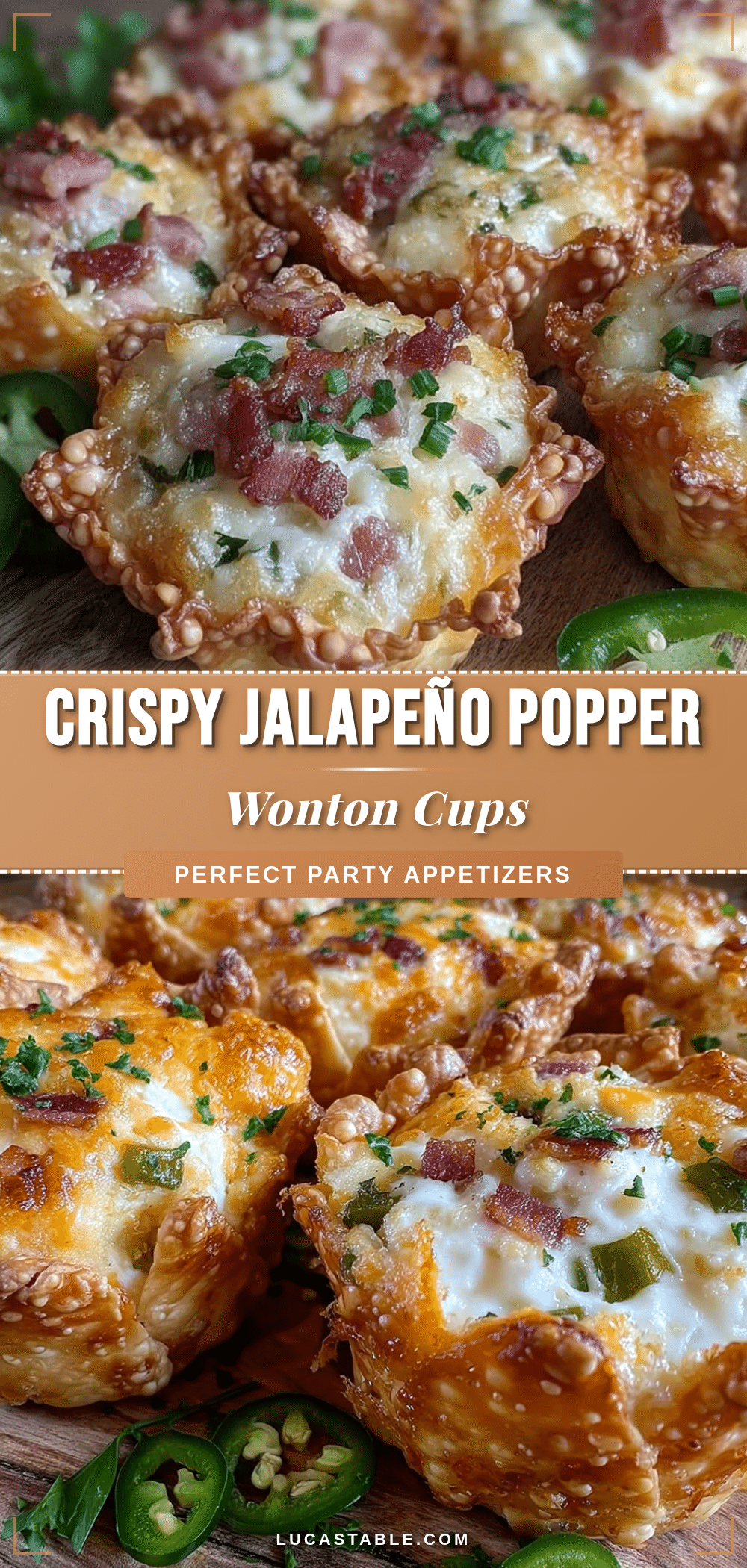 crispy jalapeño popper wonton cups recipe