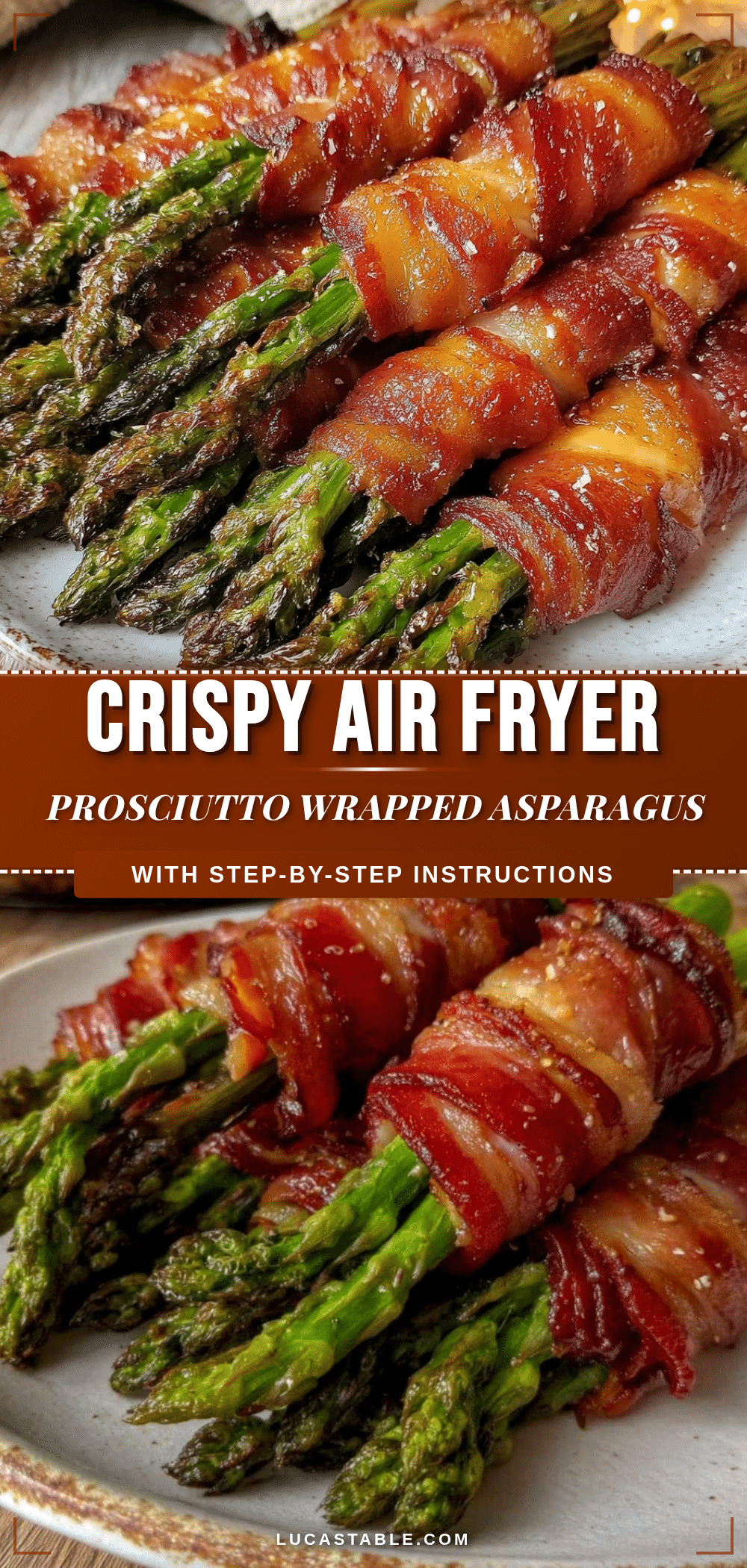 crispy prosciutto wrapped asparagus air fryer recipe recipe