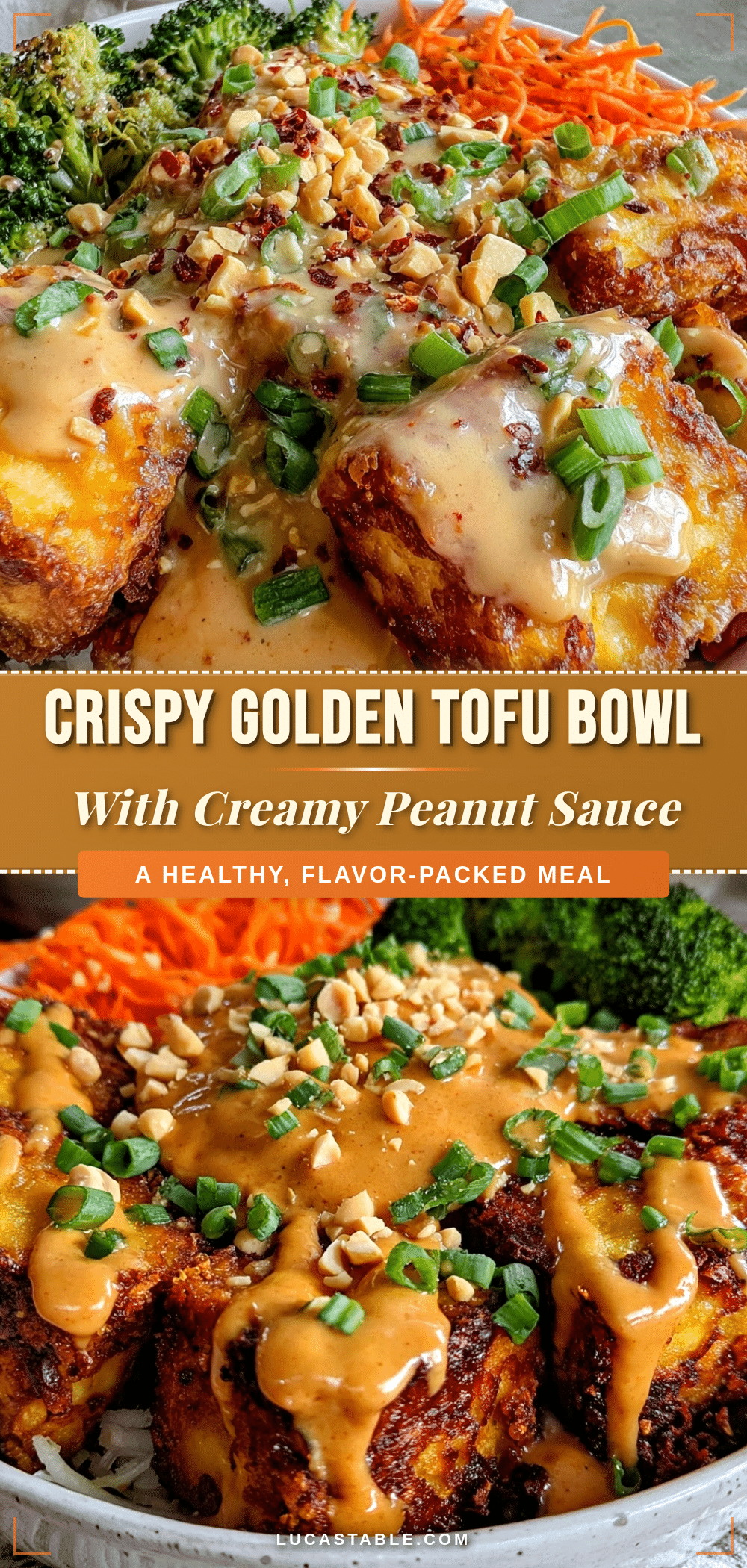 crispy tofu bowl recipe