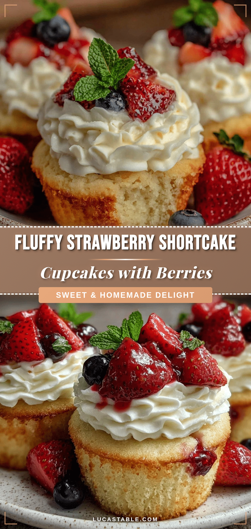 fluffy strawberry shortcake cupcakes recipe
