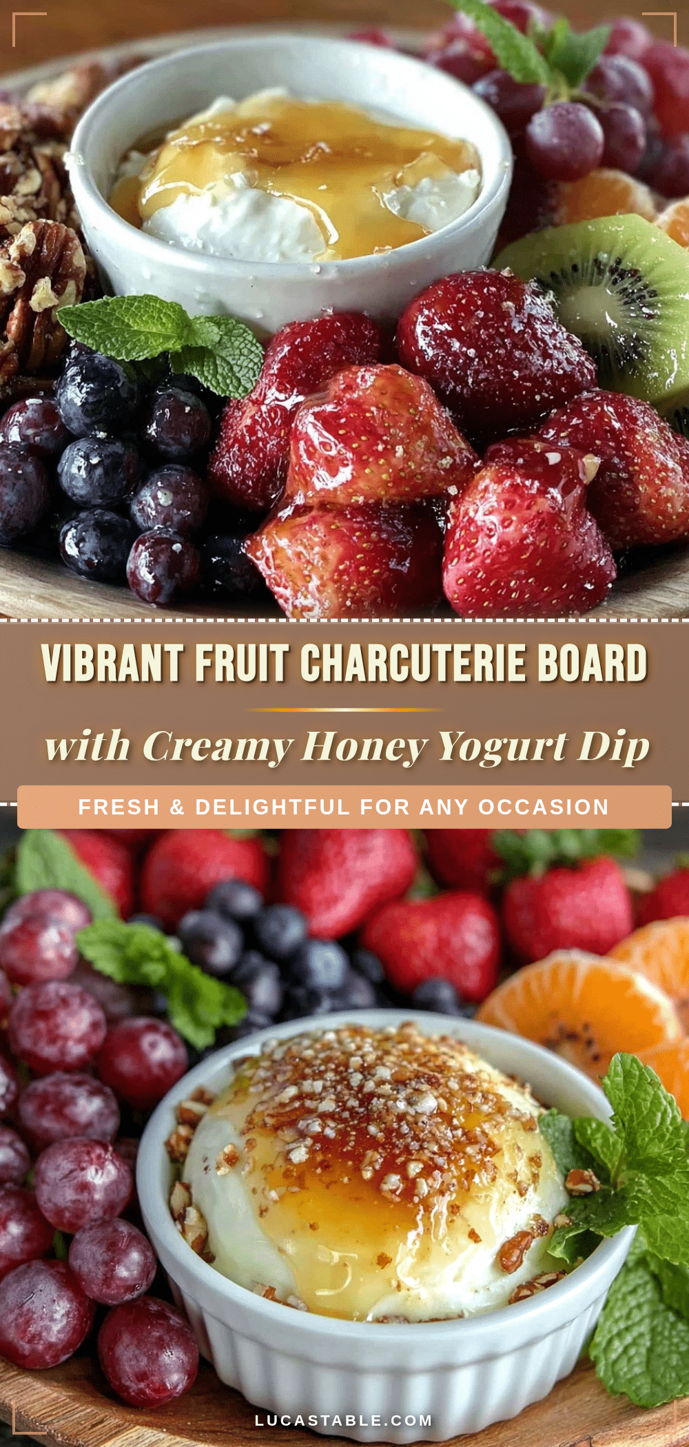 fresh fruit charcuterie board recipe