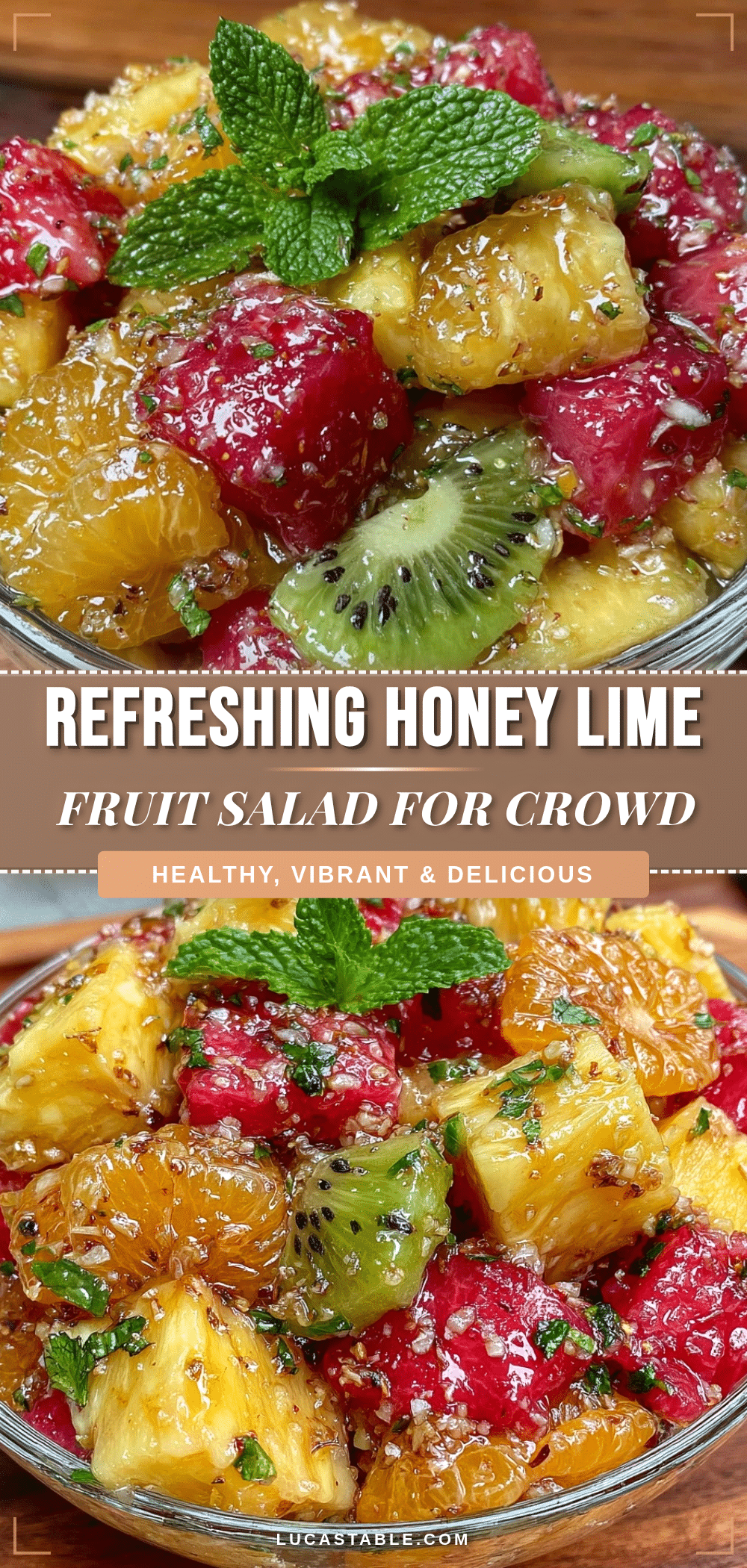 fresh honey lime fruit salad recipe