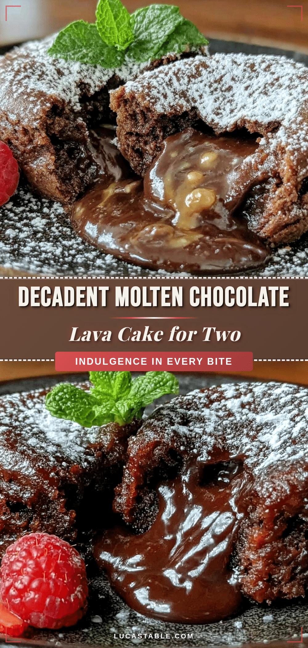 molten chocolate lava cake for two recipe