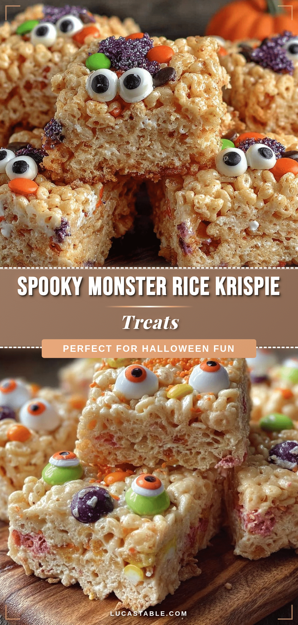 monster rice krispie treats recipe