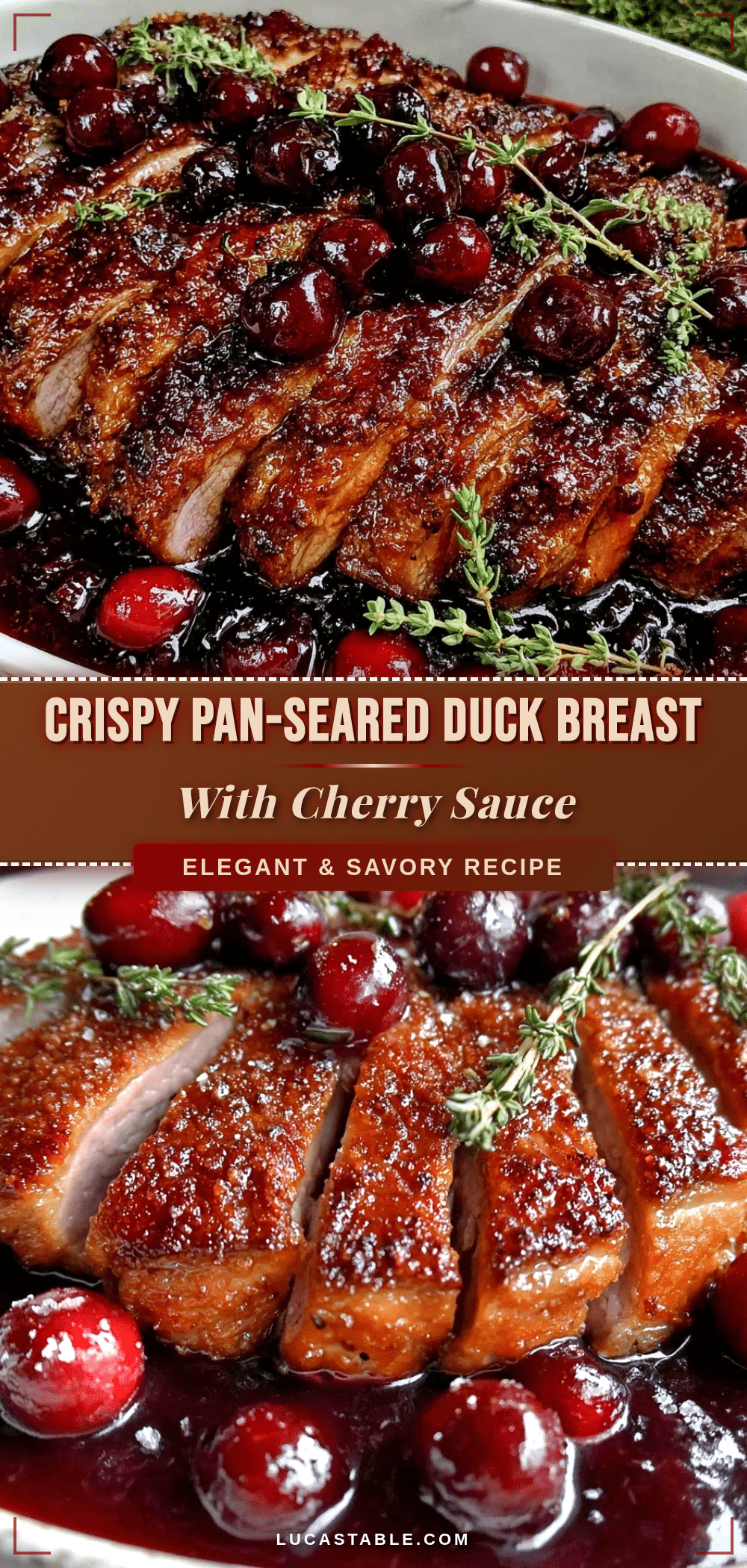 pan-seared duck breast recipe