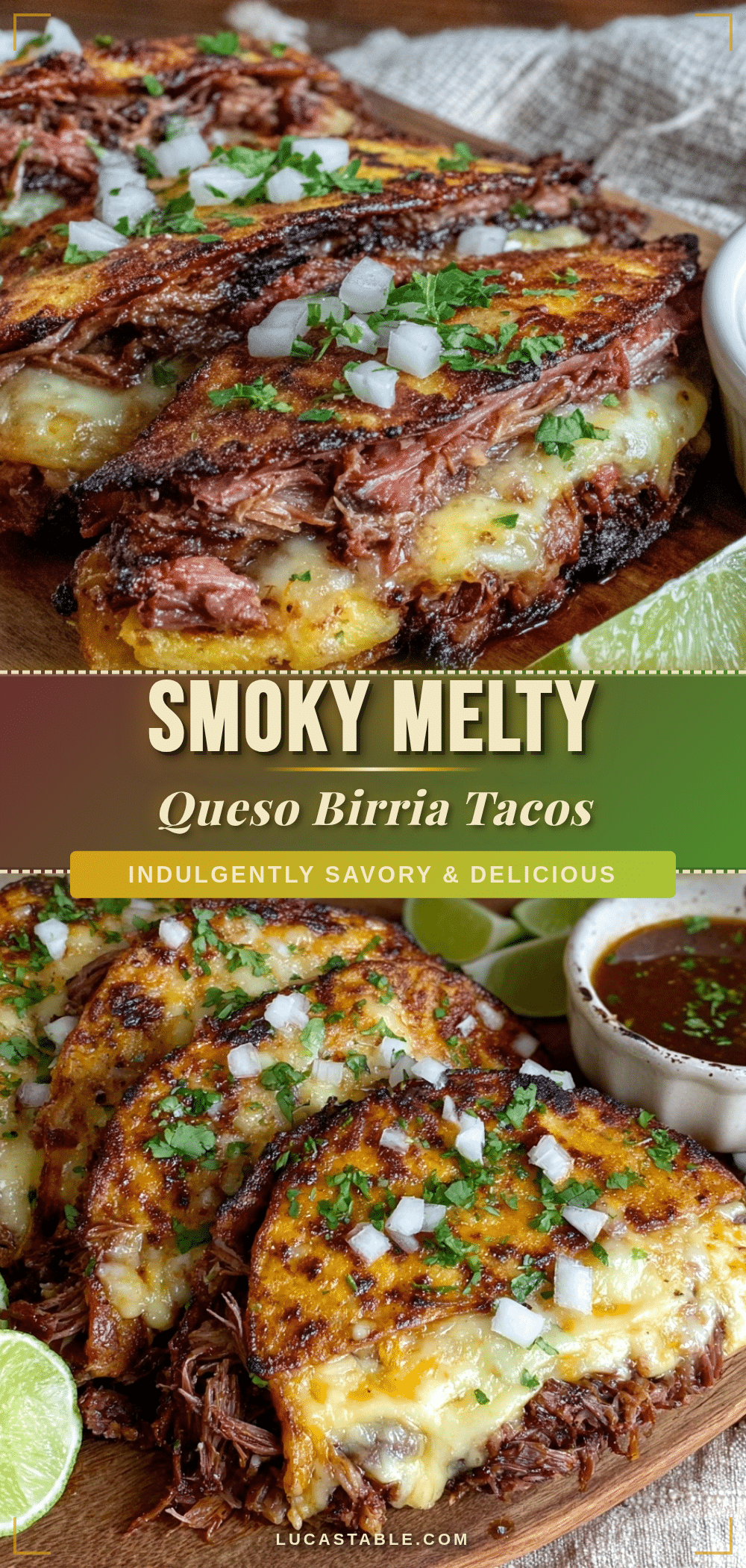 savory smoked queso birria tacos recipe