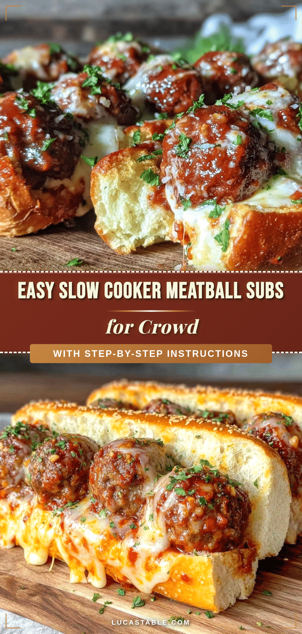 slow cooker meatball subs recipe