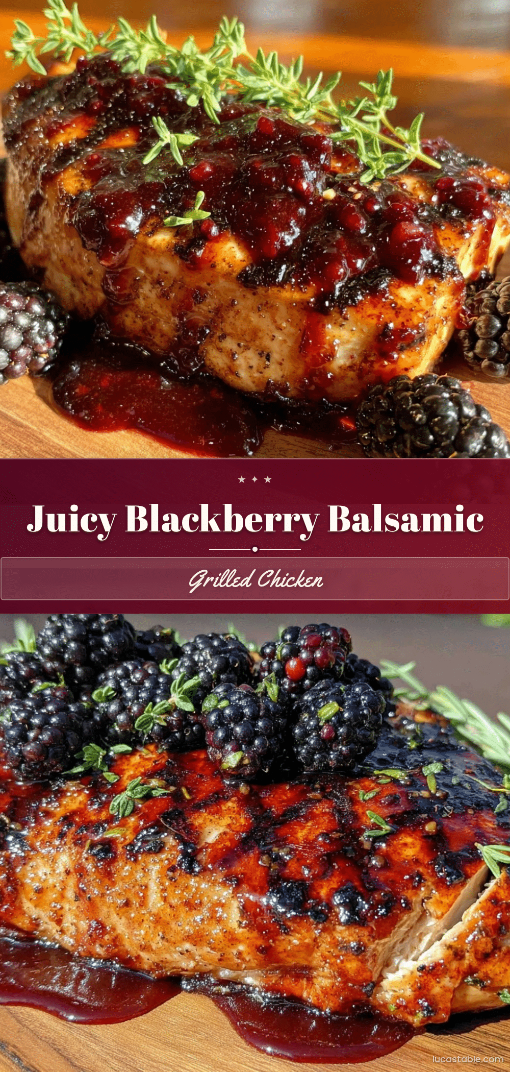 blackberry balsamic grilled chicken recipe