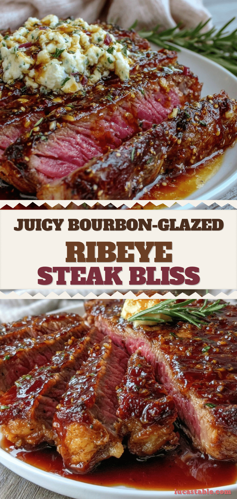 bourbon-glazed ribeye steak recipe