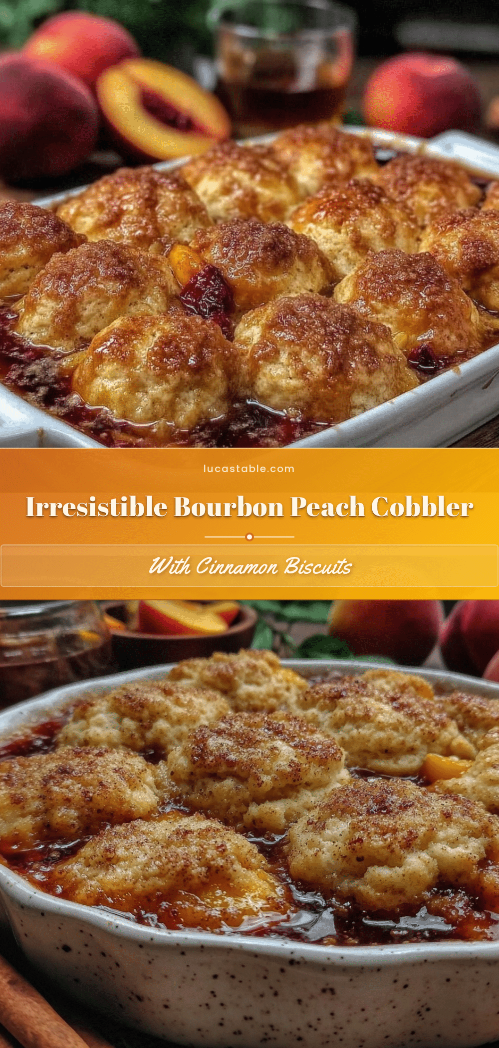 bourbon peach cobbler recipe