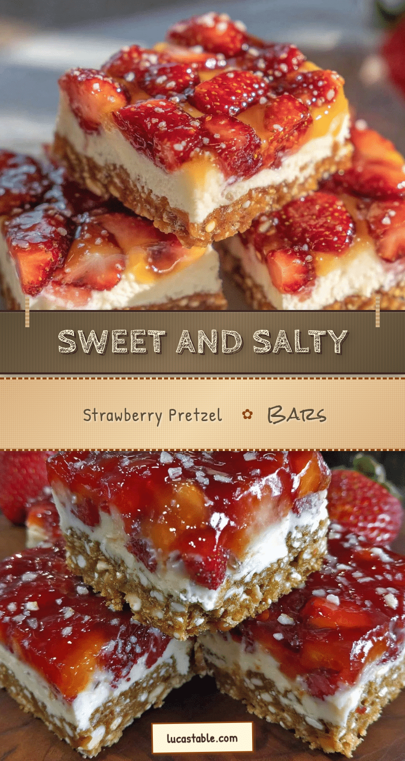 classic strawberry pretzel salad bars recipe