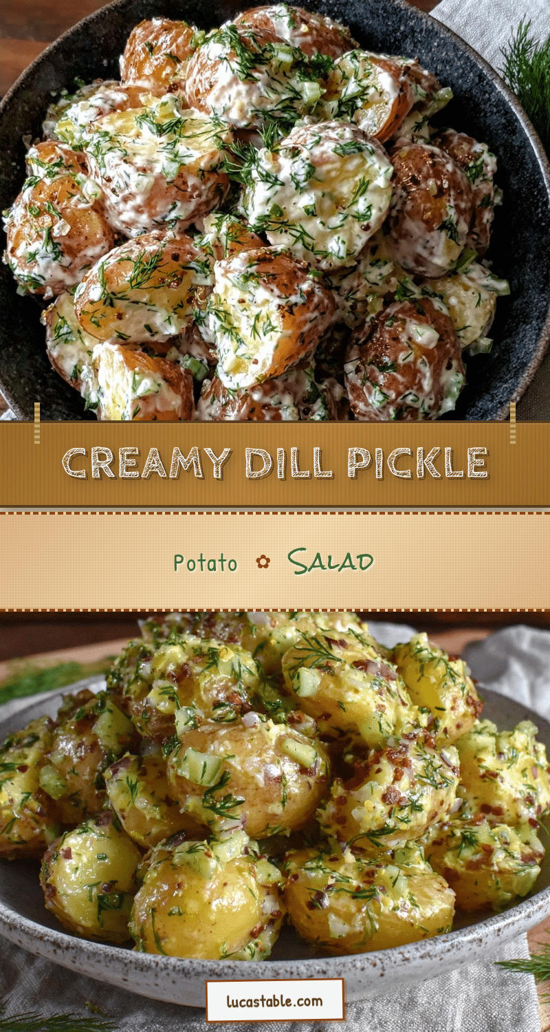 creamy dill pickle potato salad recipe