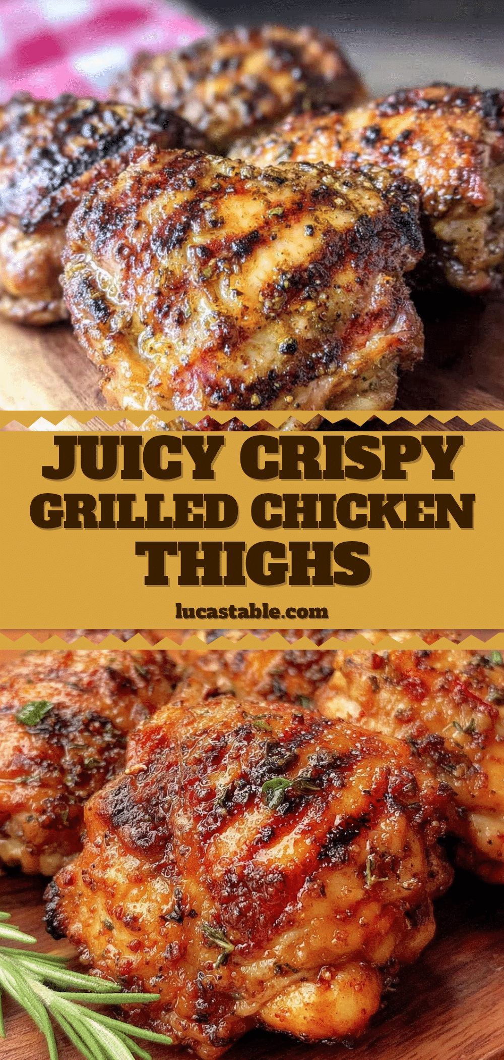 crispy grilled chicken thighs recipe
