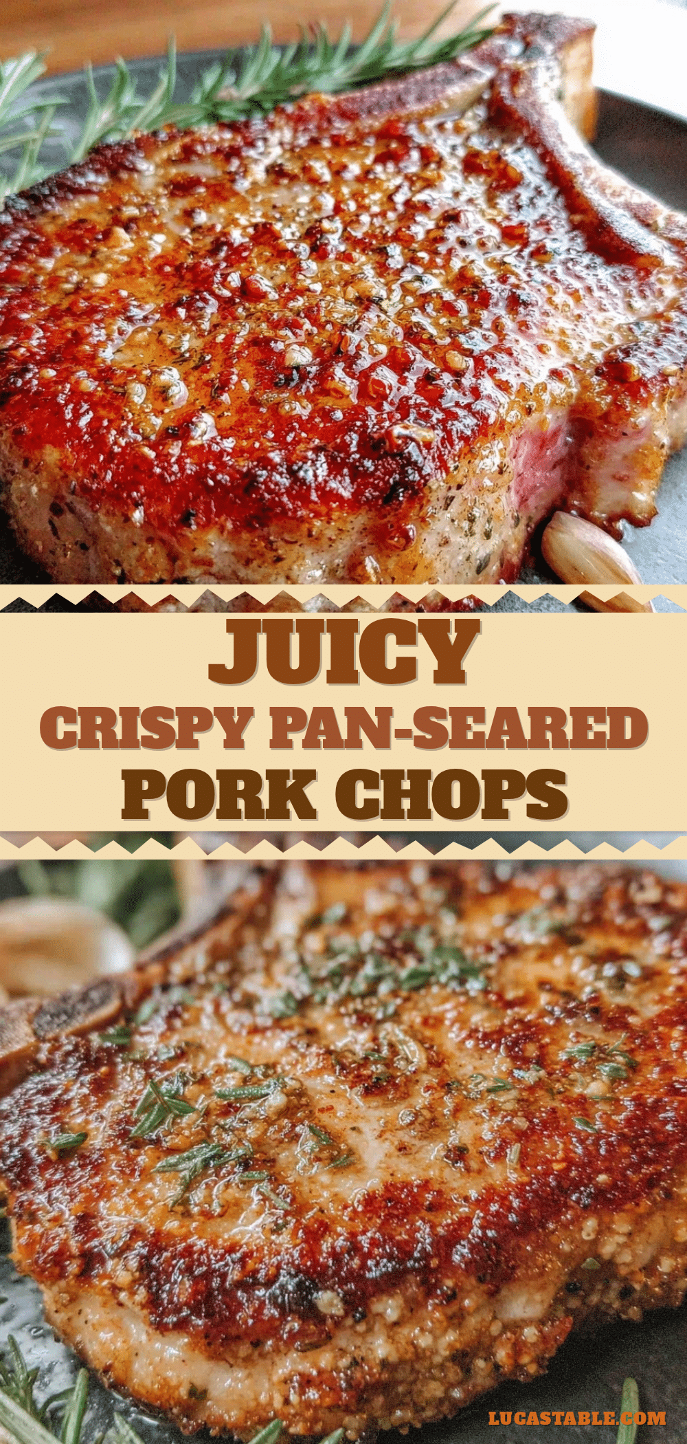 crispy pan-seared pork chop recipe recipe