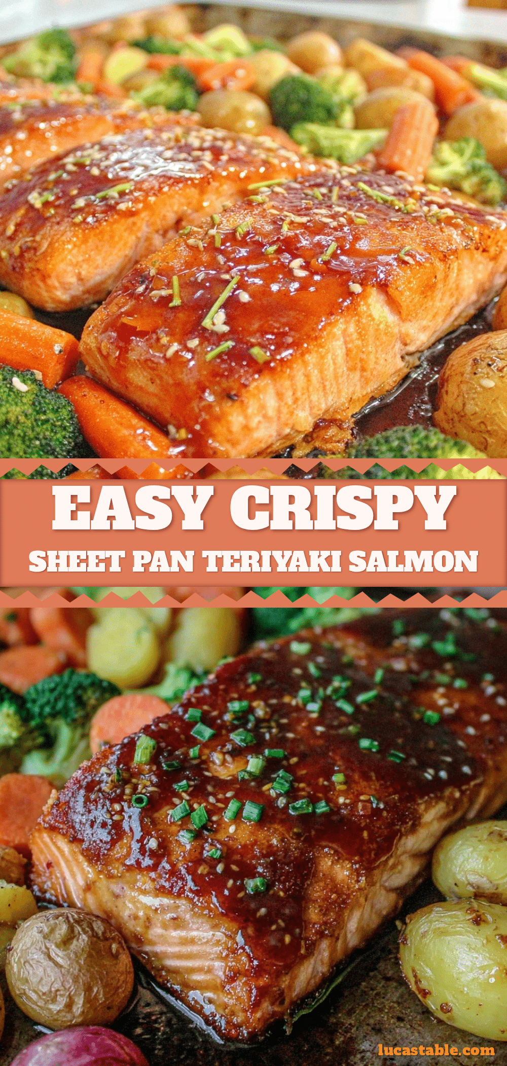 easy crispy sheet pan teriyaki salmon recipe