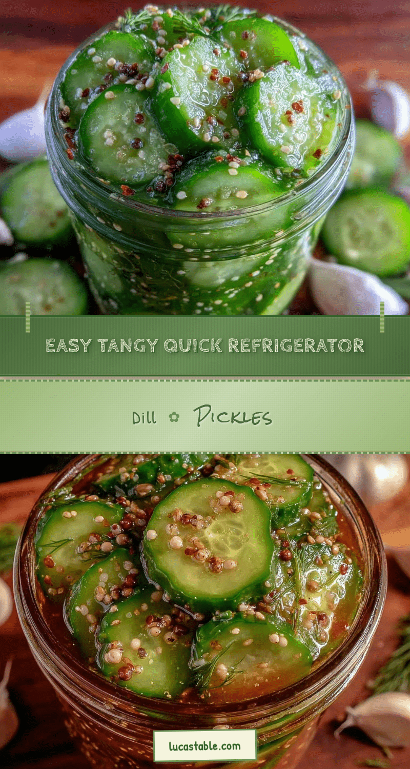easy quick refrigerator dill pickles recipe