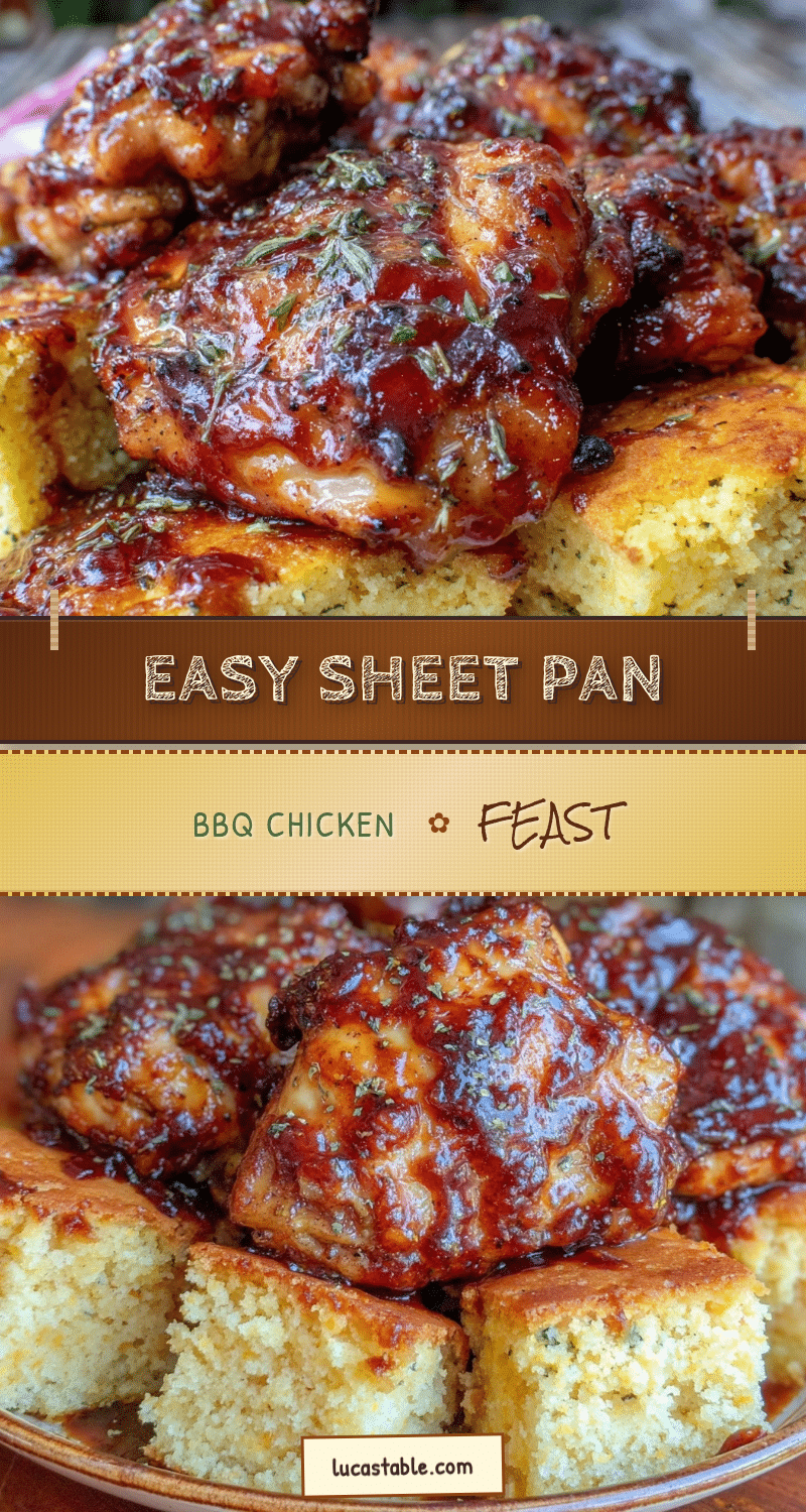 easy sheet pan BBQ chicken recipe recipe