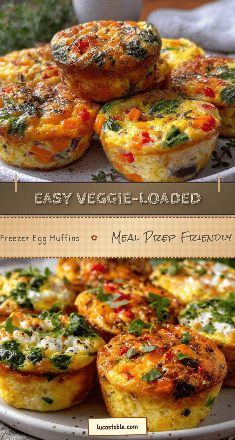 easy veggie-loaded egg muffins recipe