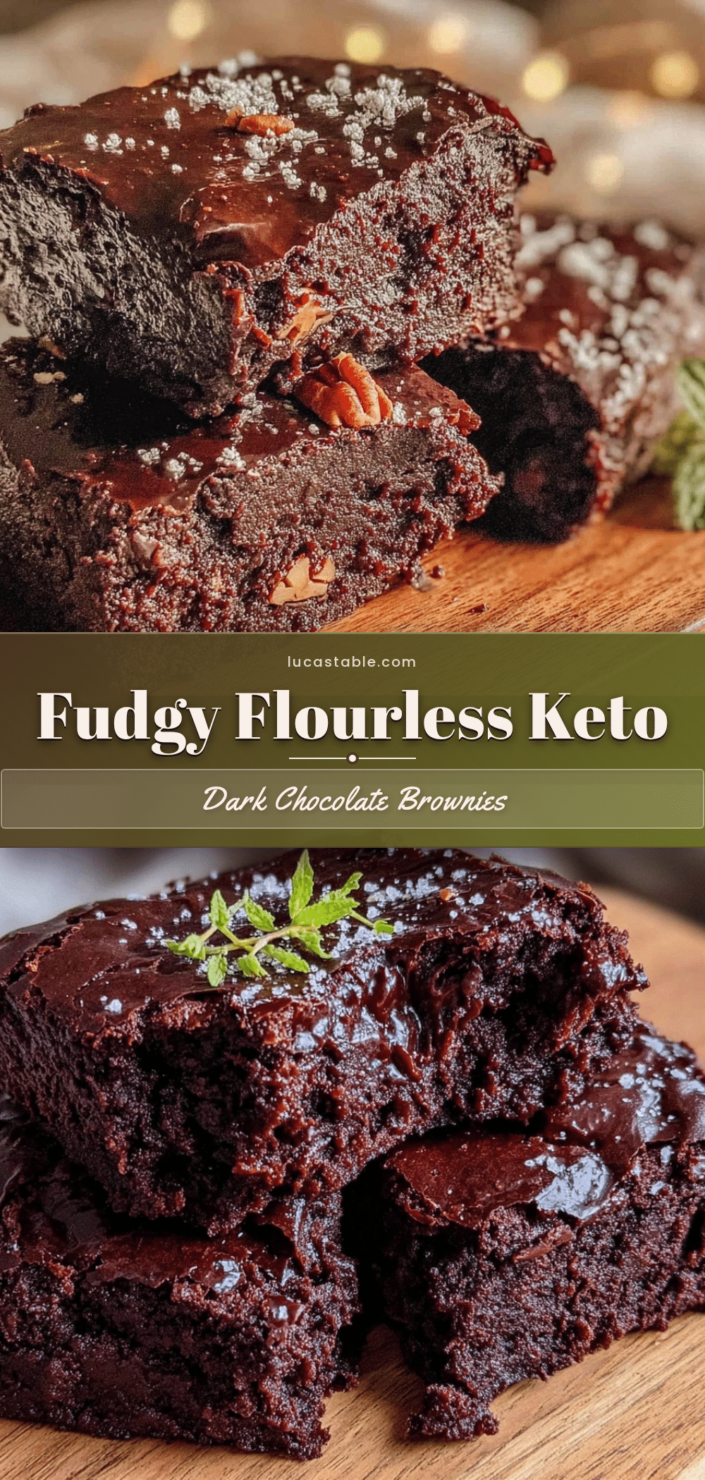 flourless dark chocolate brownies recipe