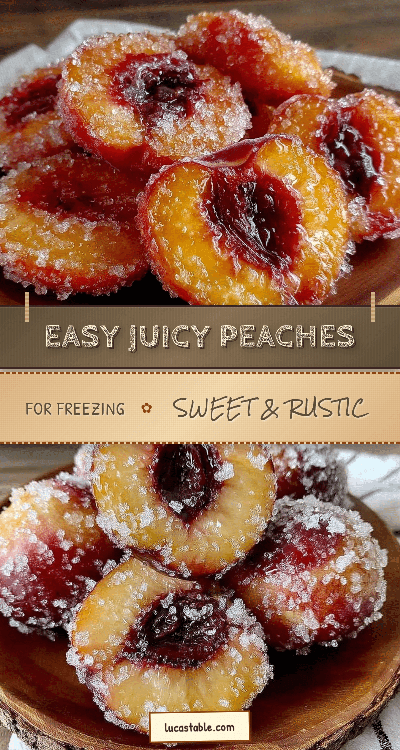 freezing peaches recipe