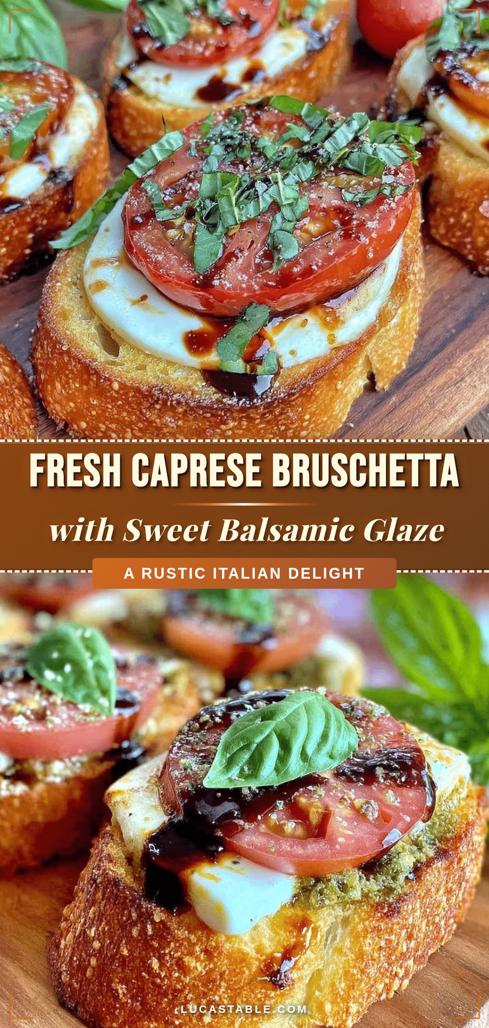 fresh caprese bruschetta recipe
