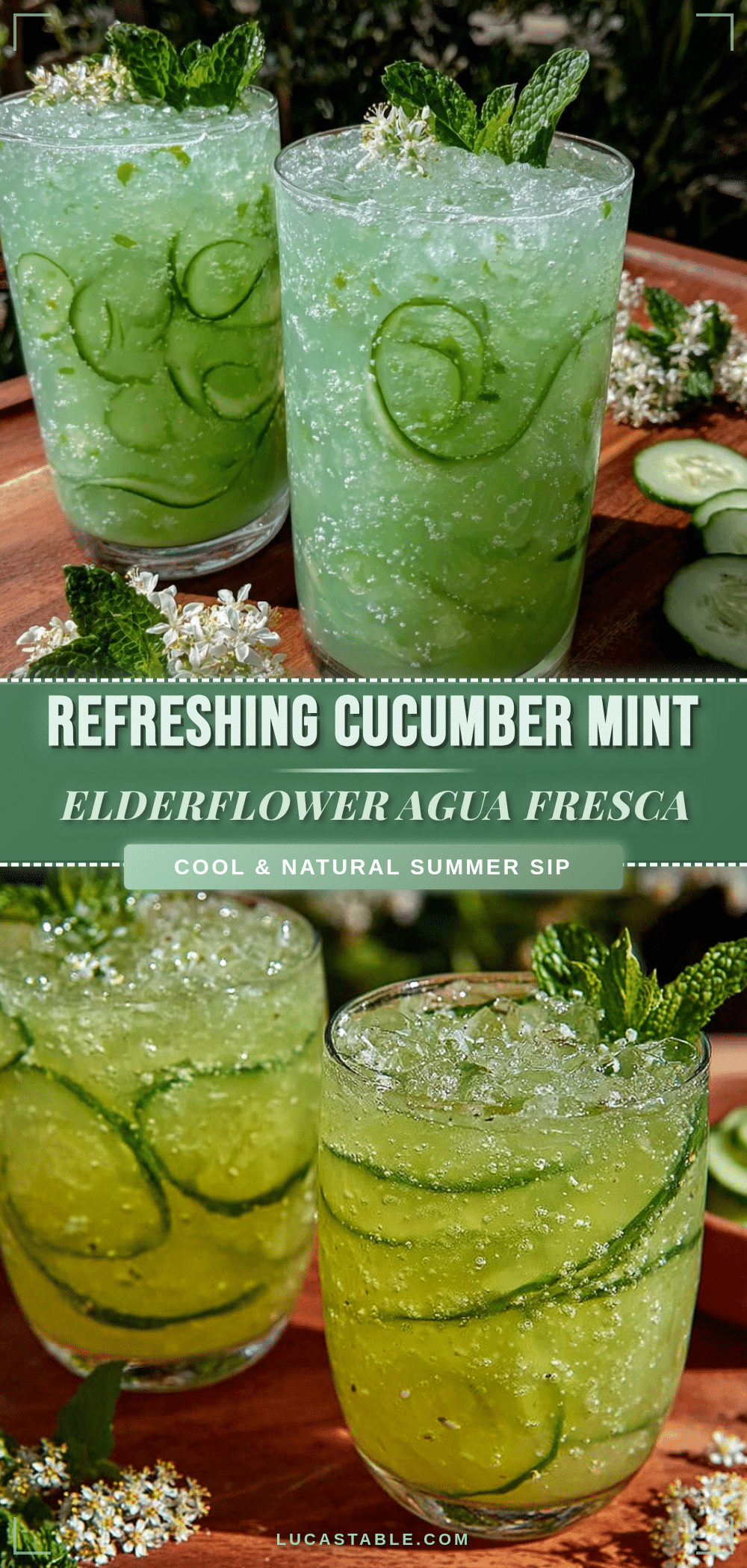 fresh cucumber mint agua fresca recipe