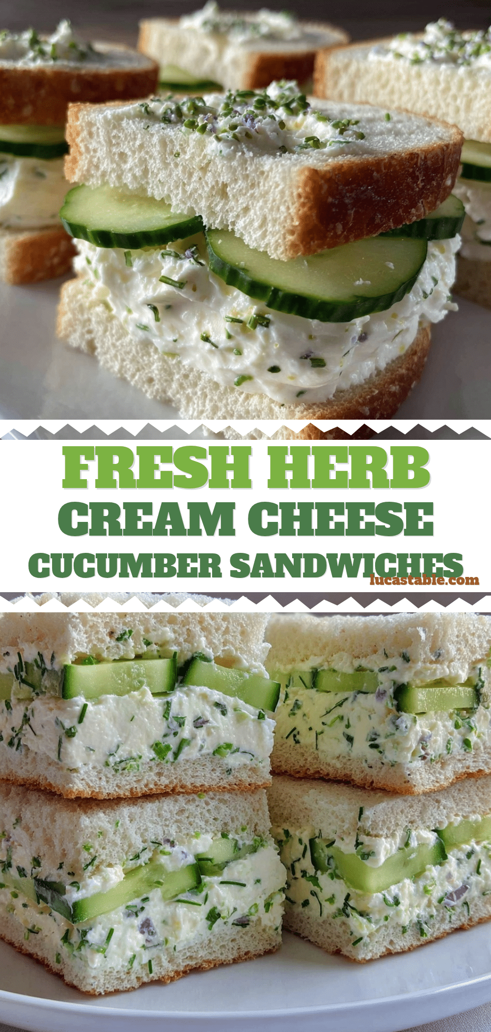 Fresh Cucumber Tea Sandwiches recipe