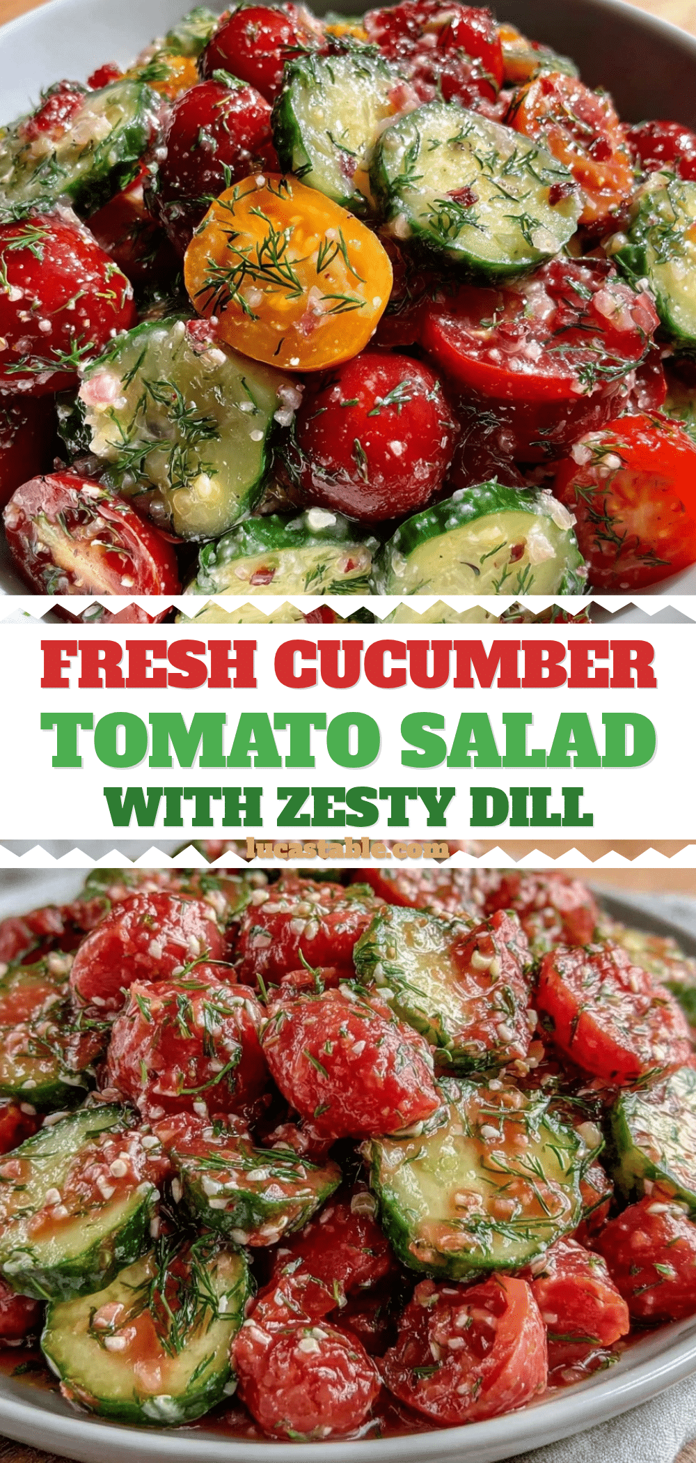 fresh cucumber tomato salad recipe