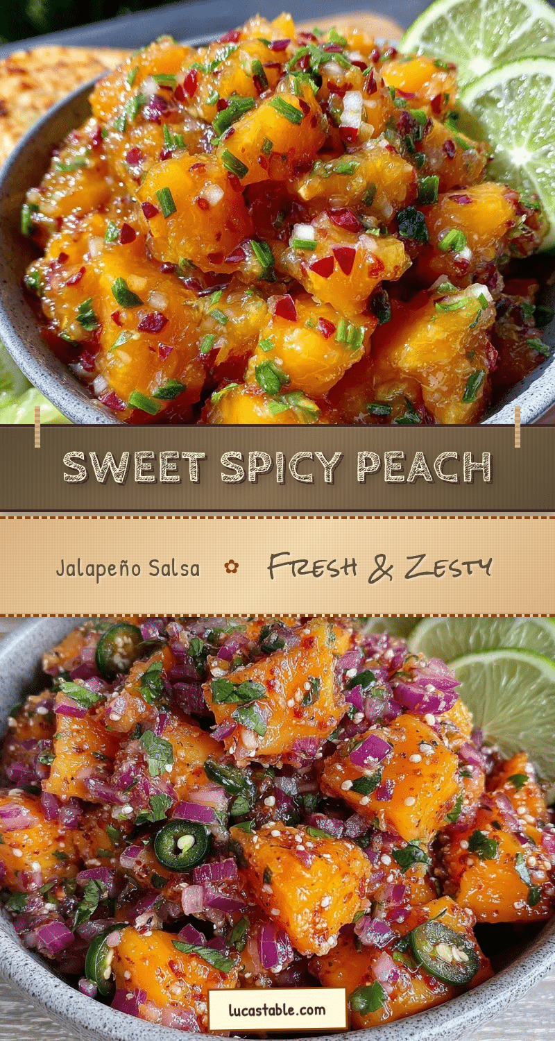 fresh peach jalapeño salsa recipe