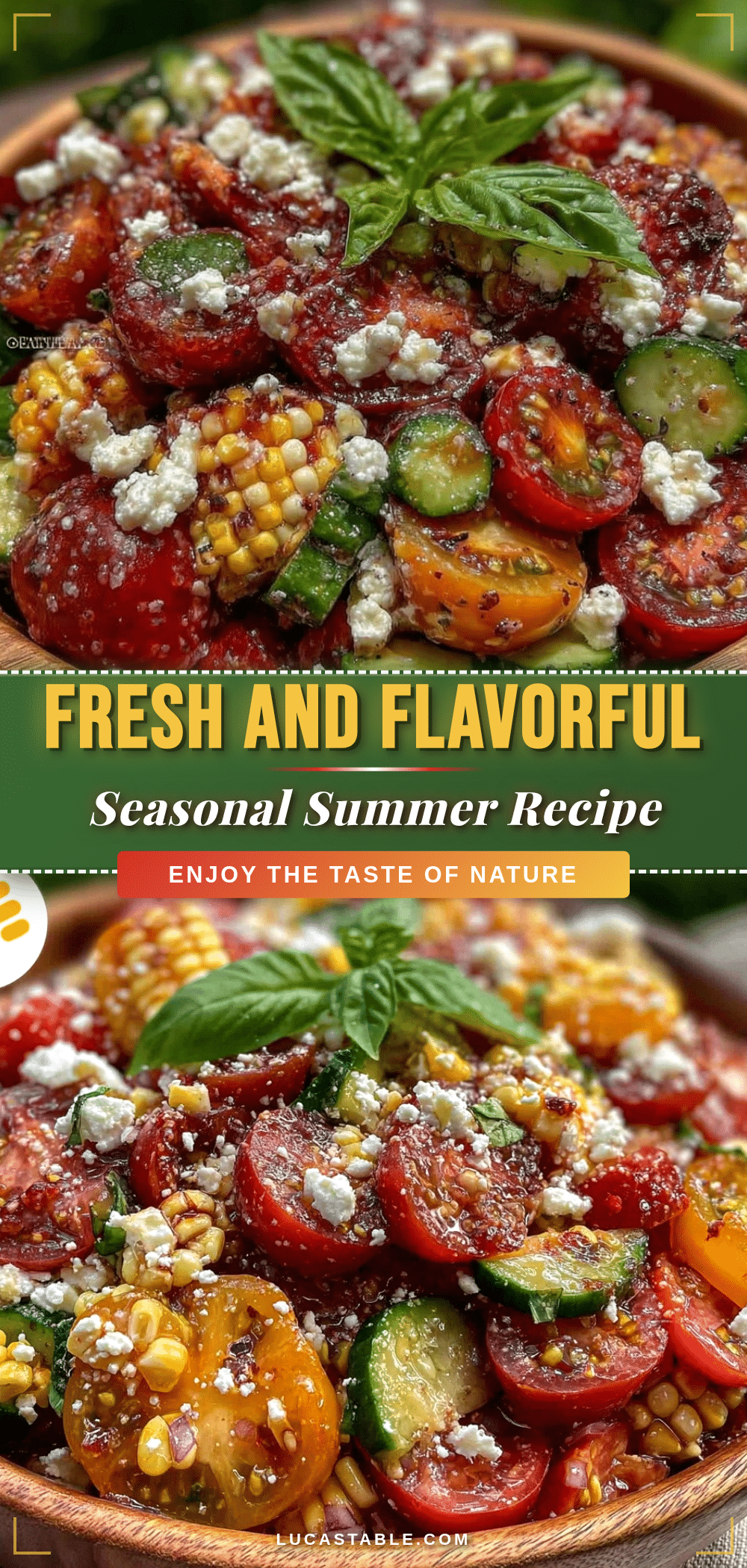 fresh seasonal summer salad recipe