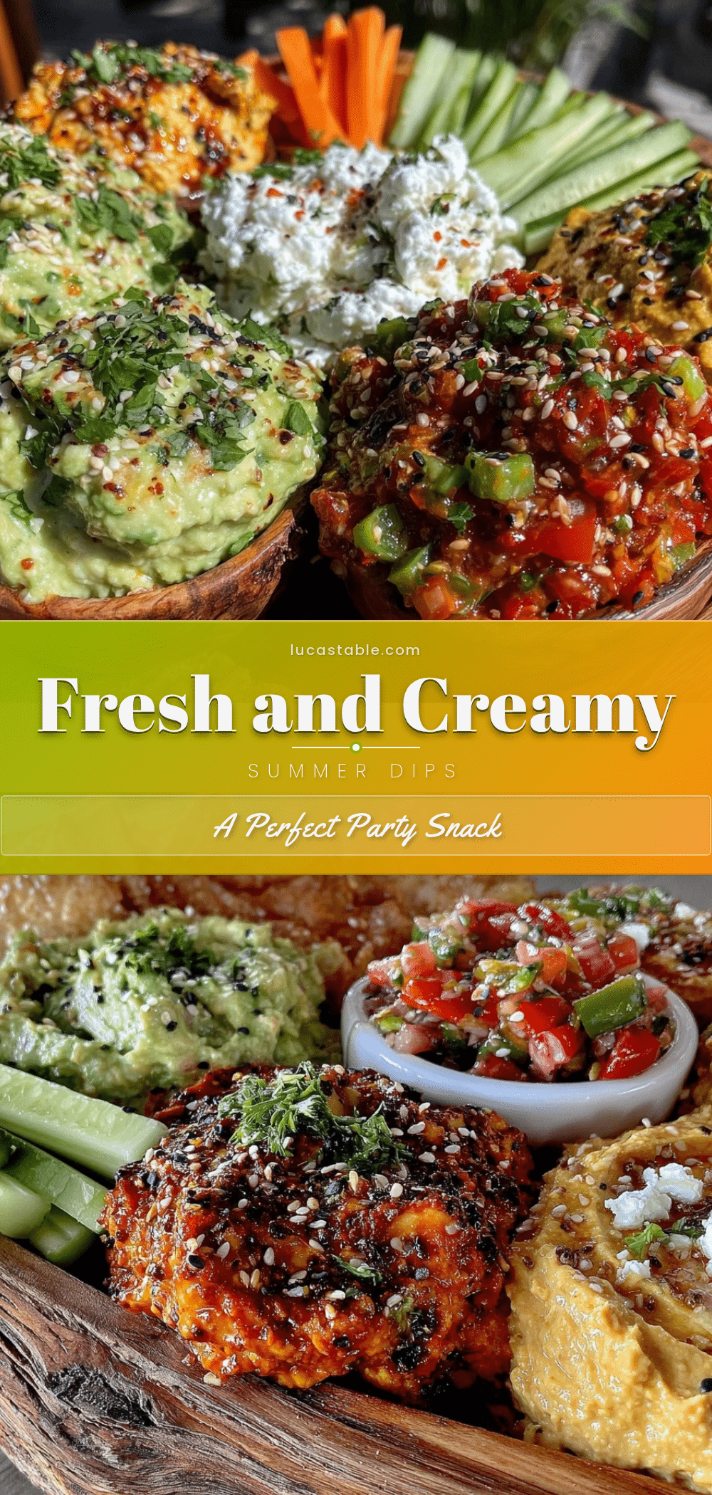 fresh summer dips recipe