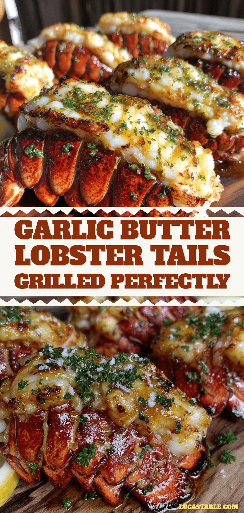 garlic butter grilled lobster tails recipe