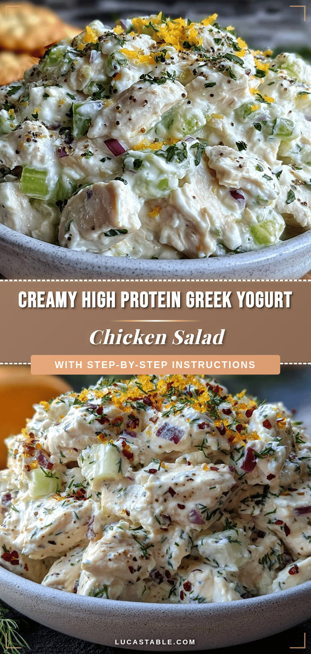 Healthy Greek Yogurt Chicken Salad recipe