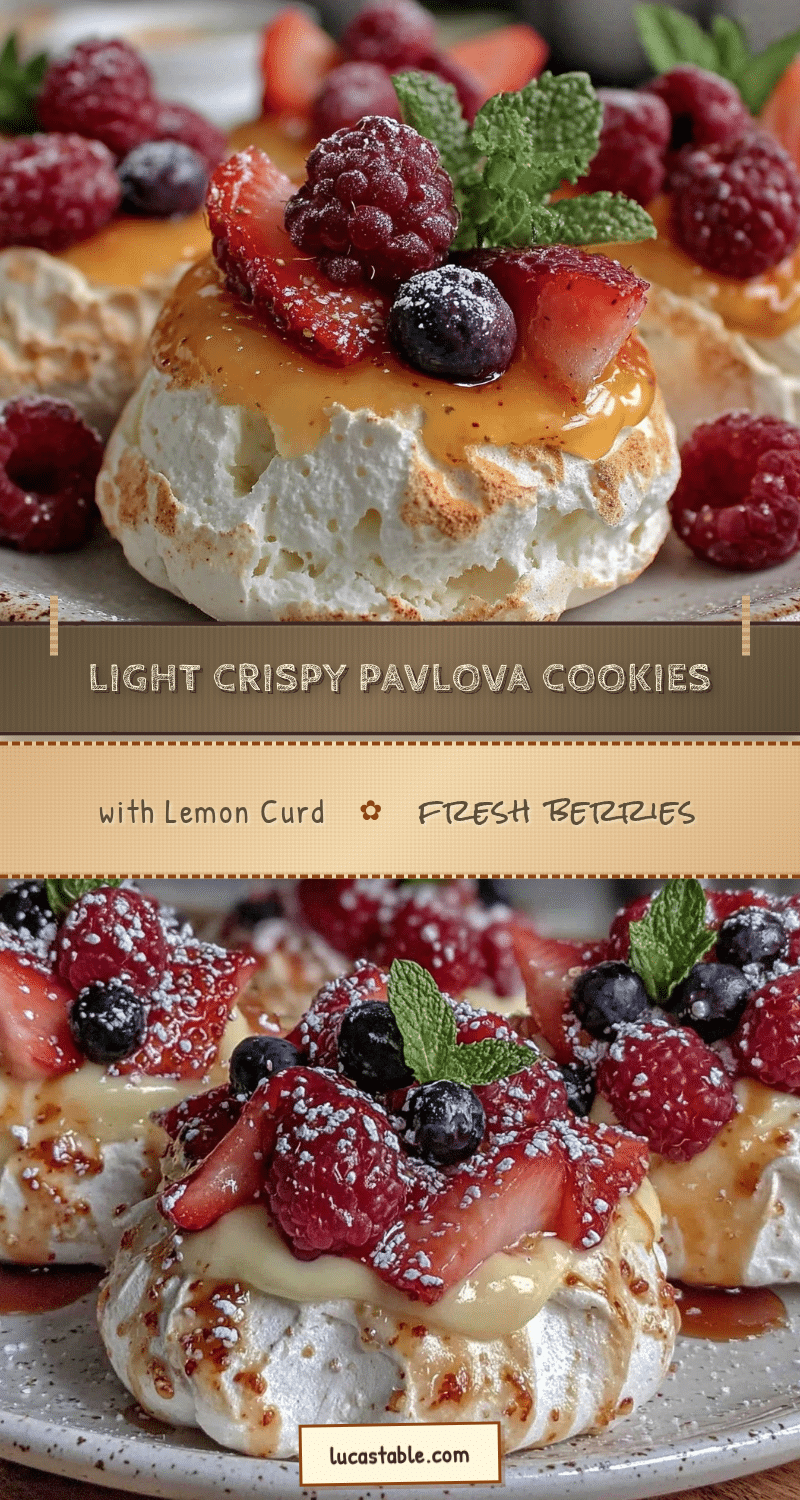 Light Pavlova Cookies recipe