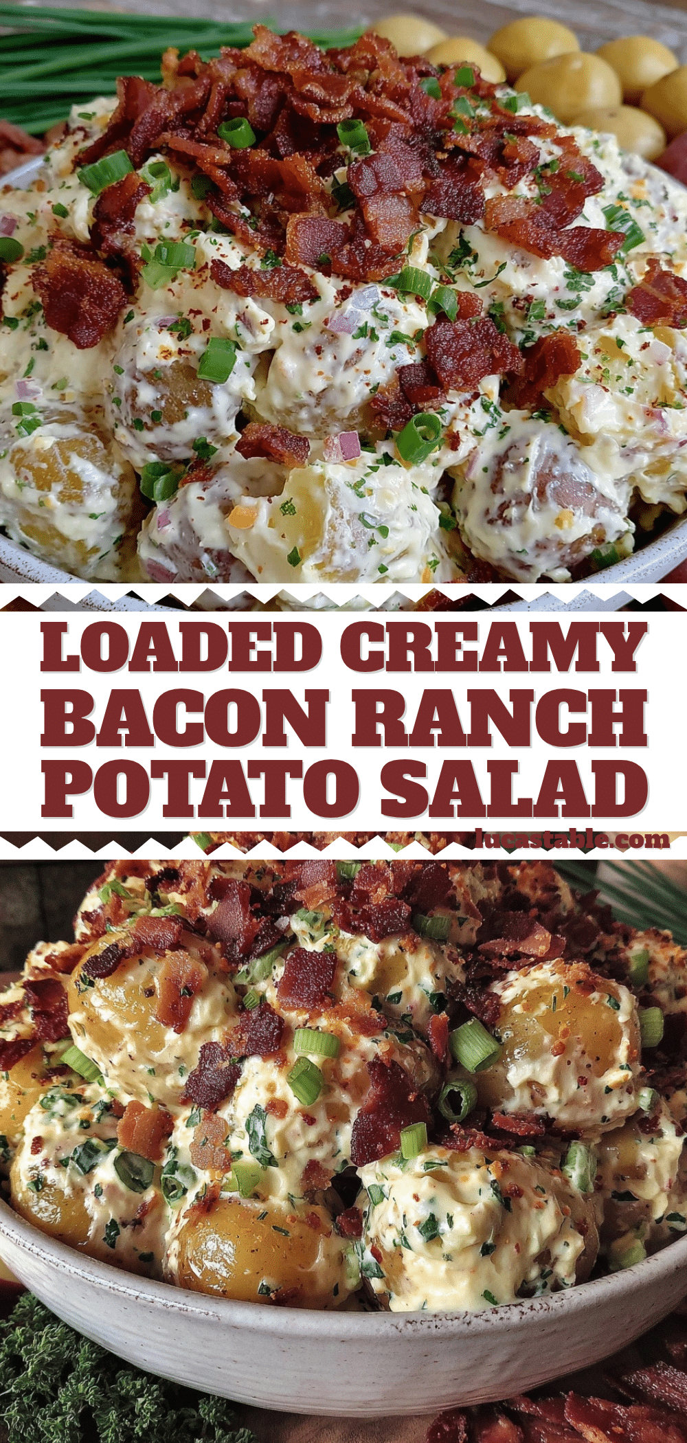 loaded bacon ranch potato salad recipe