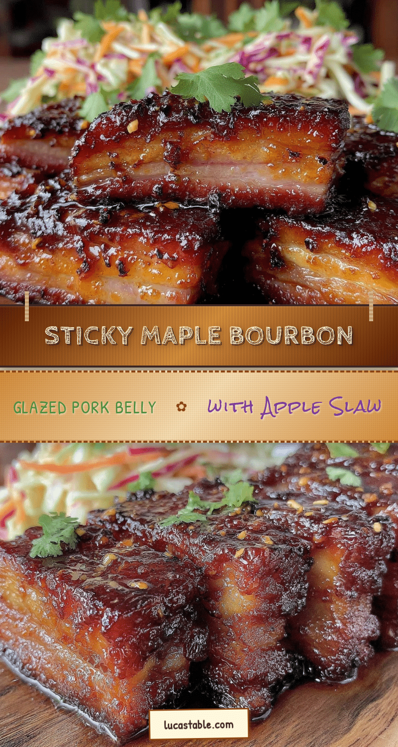 maple-bourbon glazed pork belly recipe