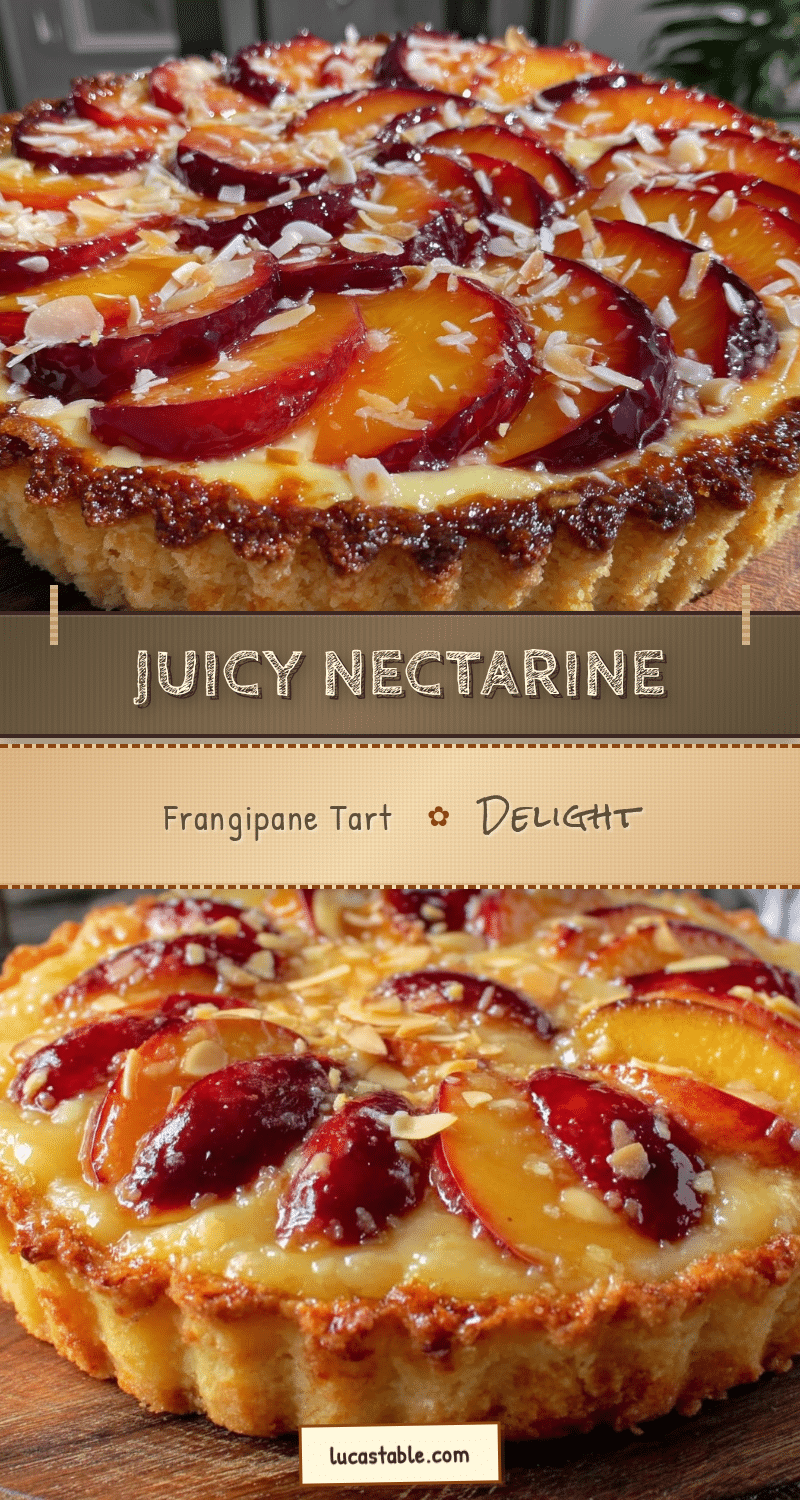 nectarine frangipane tart recipe