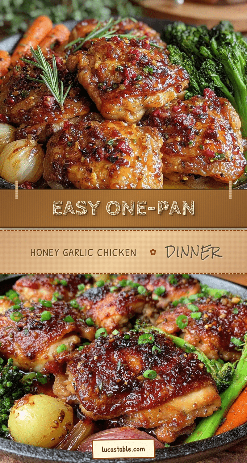 one-pan honey garlic chicken recipe