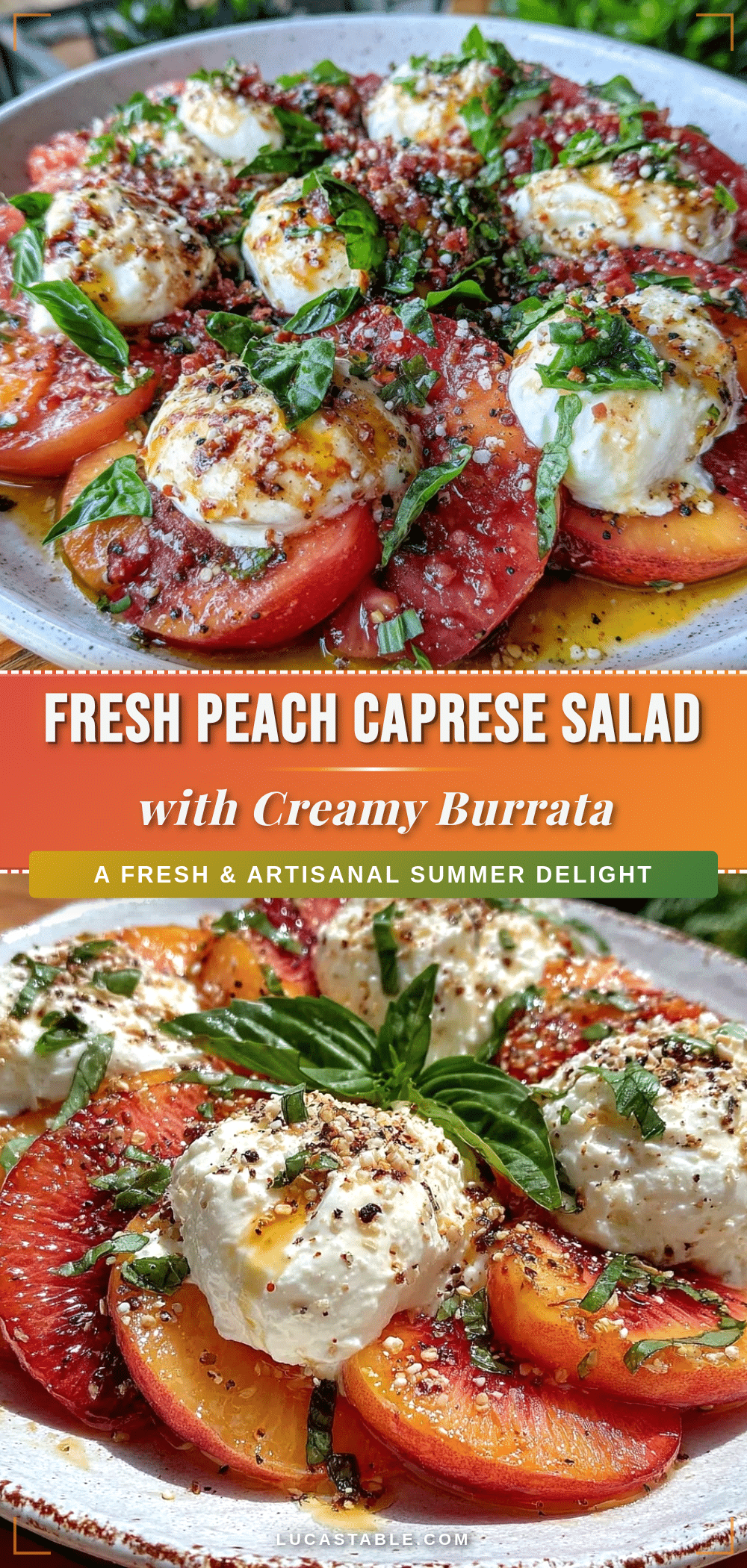peach caprese salad recipe