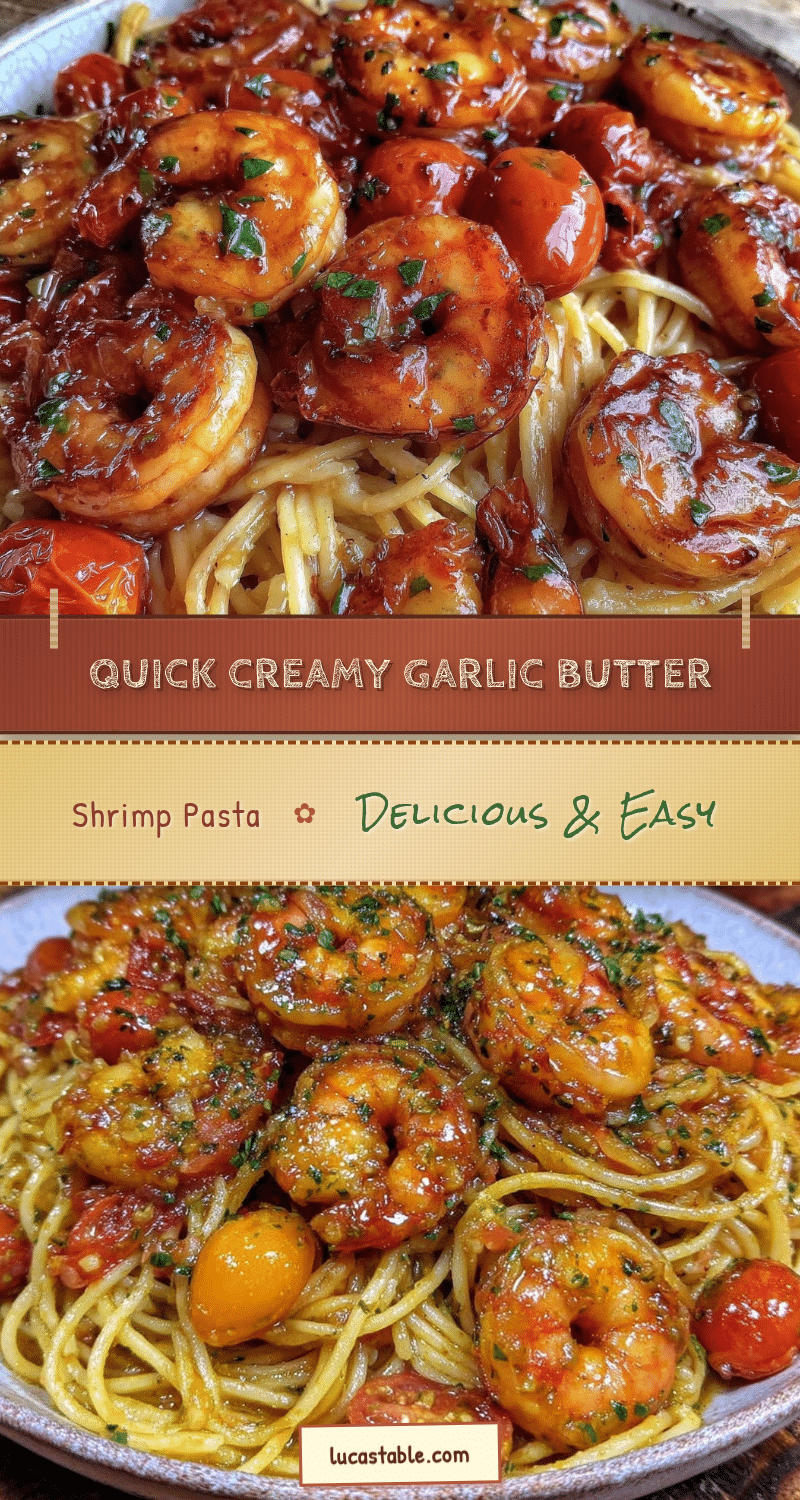 quick garlic butter shrimp pasta recipe