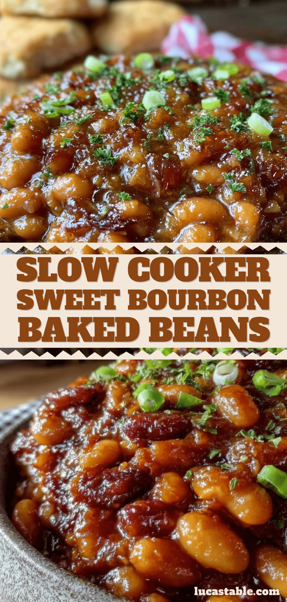 slow cooker brown sugar bourbon baked beans recipe