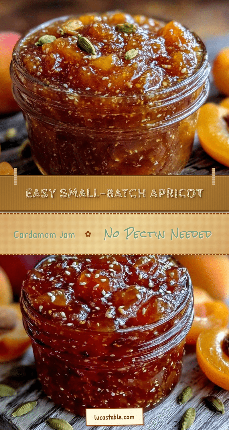 small-batch apricot cardamom jam recipe