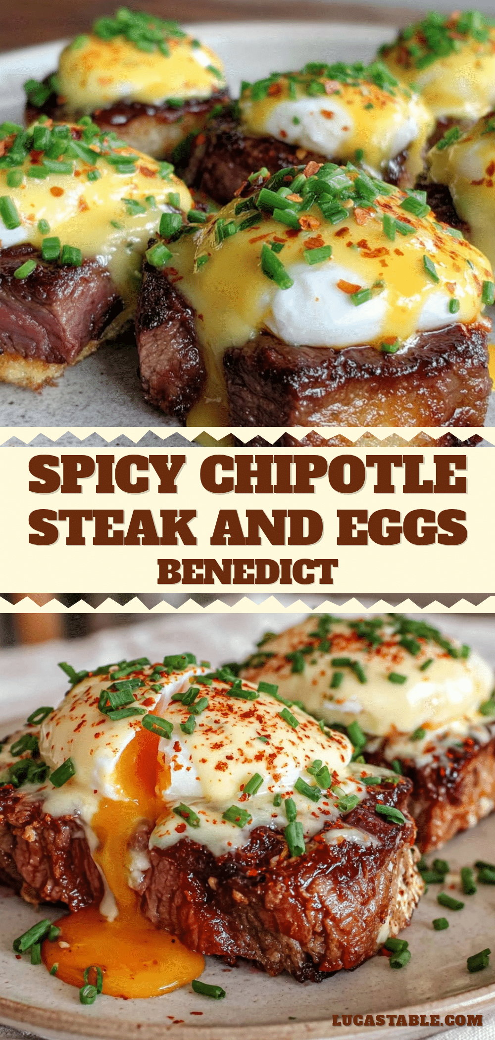 steak and eggs benedict recipe